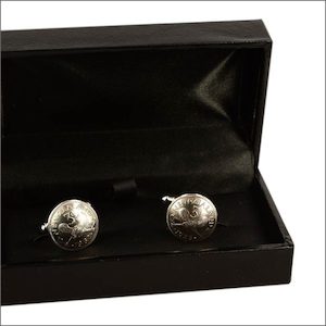 Coin cufflinks: Threepence - Aotearoa.co.nz