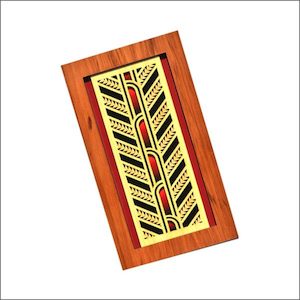 Contemporary Maori wall art rafter - Aotearoa.co.nz