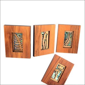 Rimu art block, rimu wallhanger - Aotearoa.co.nz