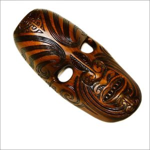 Large Maori waka mask - Aotearoa.co.nz