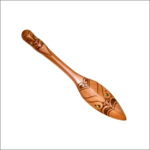 Small Maori wooden paddle - Authentic Maori art Aotearoa.co.nz