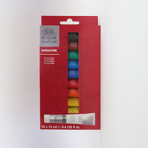 Artist supply: Winsor & Newton Gouache 12ml Set of 10