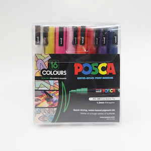 Artist supply: Posca PC-3M Bright Pens Set of 16