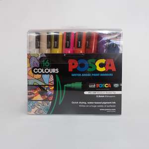 Artist supply: Posca PC-5M Bright Pens Set of 16