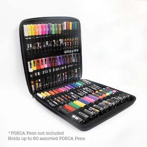 Posca Large Hardshell Storage Case (Holds up to 60 assorted Markers)