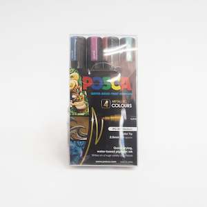 Posca PC-5M Metallic Pens Set of 4