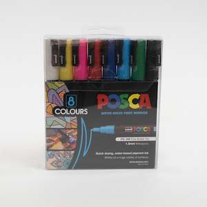 Artist supply: Posca PC-3M Bright Pens Set of 8