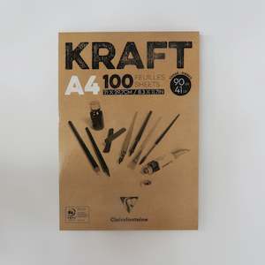 Artist supply: Clairefontaine Kraft Pad (100 Sheets)