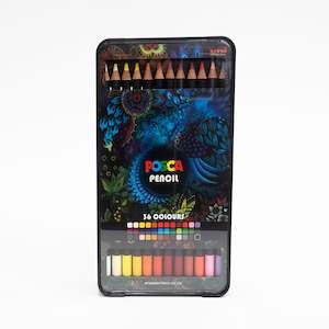 Artist supply: Posca Coloured Pencil Set 36