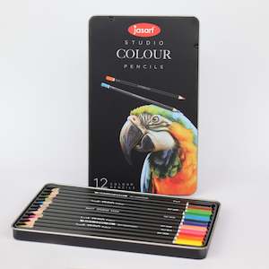 Artist supply: Jasart Coloured Pencil Tin Set of 12