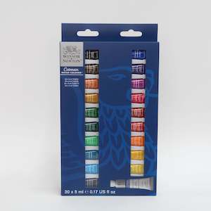 Winsor and Newton Cotman Watercolour Set of 20, 5ml Tubes