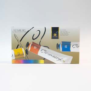 Chromacryl Acrylic Paint Set 10