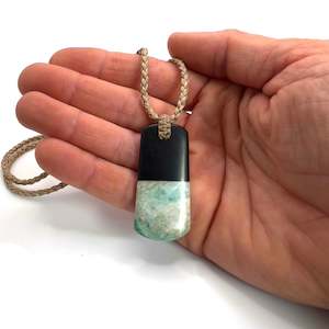 Aotea & Obsidian Fusion Pendant