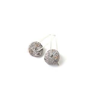 Summer Sale 24: Chrysanthemum Stone Disc Earrings