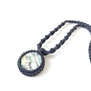 Aotea GeoBraid Kopae/Disc Pendant