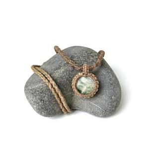 Aotea GeoBraid Kopae/Disc Pendant