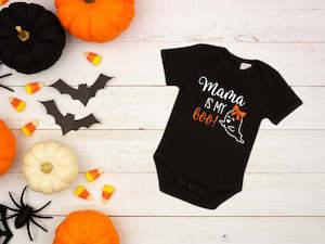 Mama is my Boo - Halloween Baby Onesie