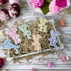 Easter: Bunny Ear Letter Tags