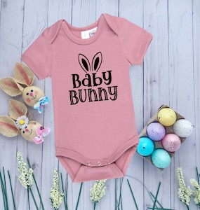 Easter: Baby Bunny Onesie - Short Sleeve