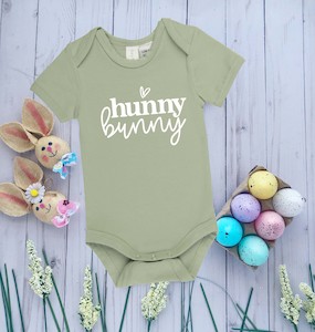 Easter: Hunny Bunny Onesie - Short Sleeve