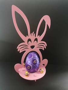 Easter: Bunny Shaped Easter Egg Holder - Pastel Acrylic