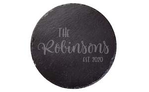 Personalised Slate Serving Boards - Round