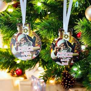 Inappropriate Gifts: "Santa Knows..." Personalised Naughty Ornament