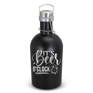 It's Beer O'Clock - 2L Beer Growler