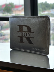 Fathers Day: Personalised Leather Wallet