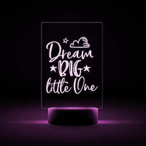 Dream Big Little One Night Light