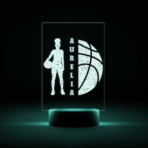 Basketball Night Light - Female Basketball Player