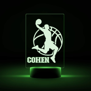 Night Lights: Basketball Night Light - Male Basketball Player