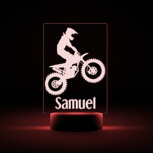 Motocross Themed Night Light