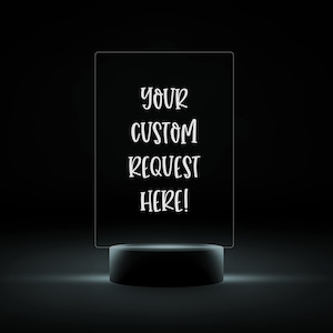 Custom Request Night Light