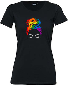 Mum-Bun Pride T-Shirt - Heat Transfer Vinyl - Women's - Sizes 8 - 20