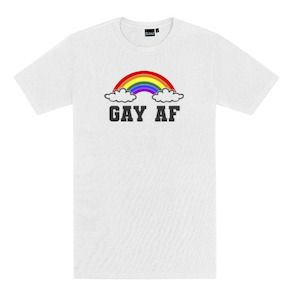 Pride: "Gay AF" Pride T-Shirt - Heat Transfer Vinyl - Men's - Sizes S - 7XL