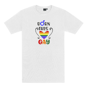 "Born this Gay" Pride T-Shirt - Heat Transfer Vinyl - Men's - Sizes S - 7XL