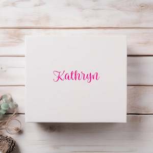 Magnetic Closure Proposal Boxes: Personalised Gift Box - Name only