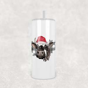 Christmas Cow Tumbler 15oz (443mls)