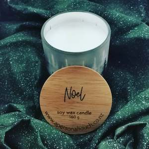 Christmas Candles: Noel Christmas Candle