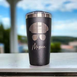 Profession Series - Personalised Engraved Coffee Tumbler - Pilot