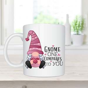 Gnome One Compares To You - Girl Gnome - Ceramic Coffee Mug