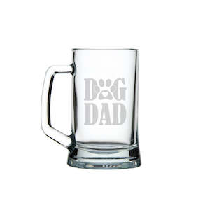 Glassware: Dog Dad Beer Mug