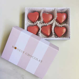 Honest Chocolate Passionfruit Heart Bonbons - Expired Stock