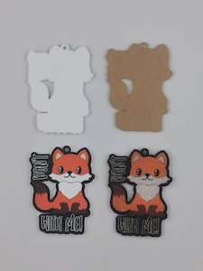 Acrylic Sublimation Blanks: Don't (Fox) with Me - Sublimation Acrylic Blank with SVG