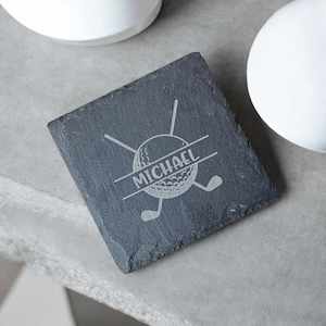 New Collection: Personalised Coaster - Golf Themed