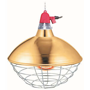 Heavy Duty Carbon Heat Lamp Set with 400mm Shade | Commercial | Interheat