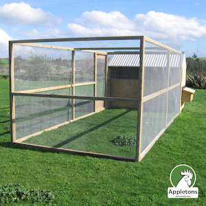 Extended Poultry Run | 4.8m x 2.4m x 1.9mH | Appletons