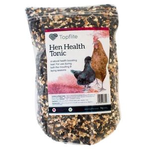 Potting mix manufacturing and packaging: Hen Health Tonic 1kg | Topflite