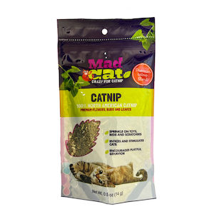 Potting mix manufacturing and packaging: Catnip 14g | Mad Cat